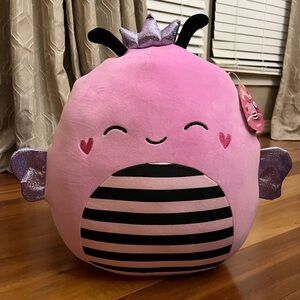 *NWT* Squishmallows 16” Leonie the Purple Bee Valentines 2026